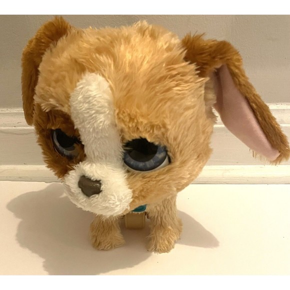 Interactive Toy FurReal Friends - Walkalots Brown & White Dog Puppy - Picture 2 of 5